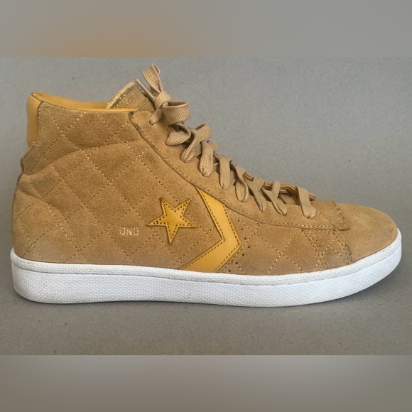 Converse Men’s Shoes Undefeated Pro Leather Tan High-Tops Size 11.5 - Picture 6 of 13